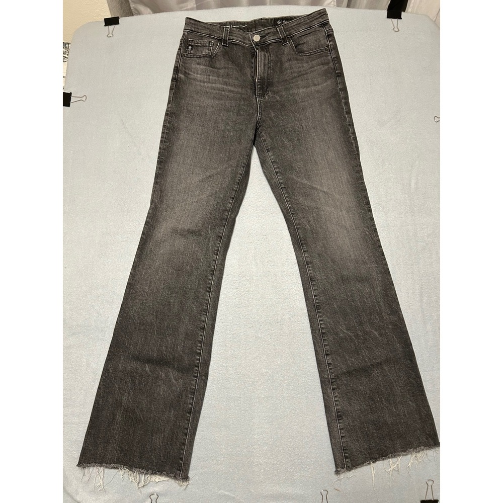 AG Adriano Goldschmied Alexxis Boot High Rise Vintage Fit Jeans Black‎ 28